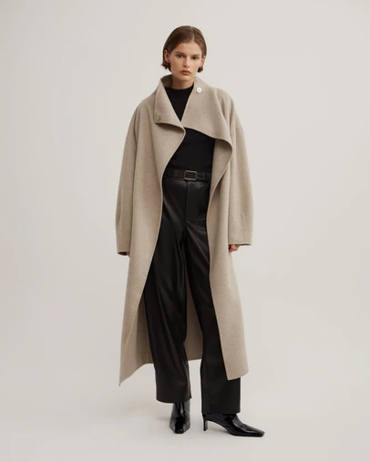 Witchery - Funnel Wrap Neck Coat