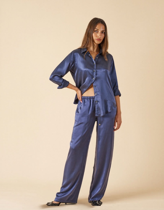 CAMIXA - Satin Silk Shirt