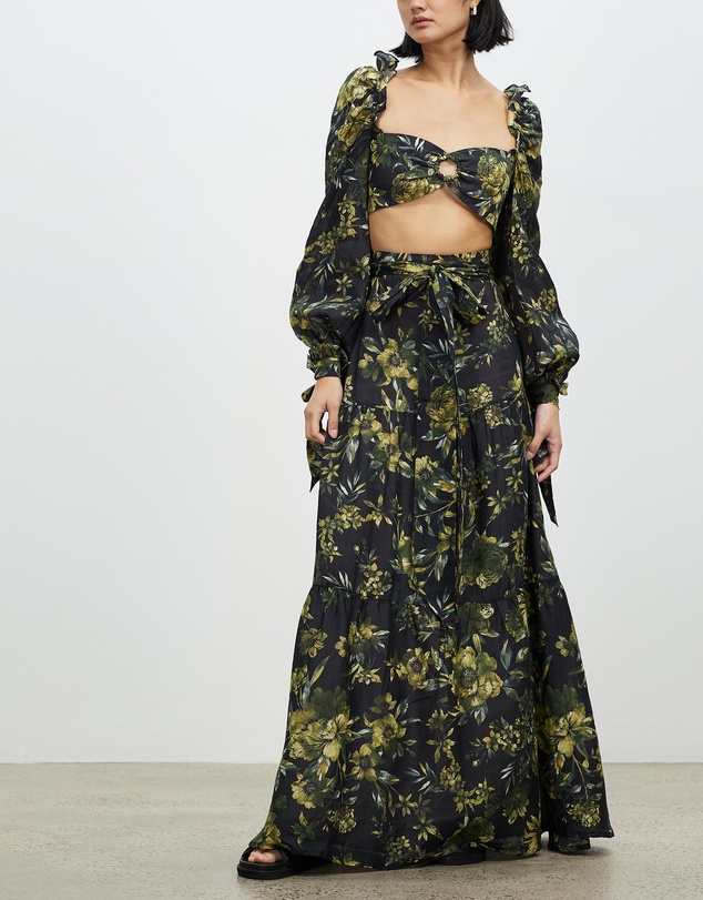 Asilio - Linen Printed Skirt