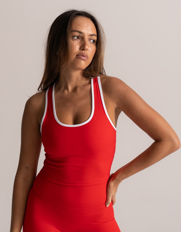 HyperLuxe The Label - Shape Racerback Tank