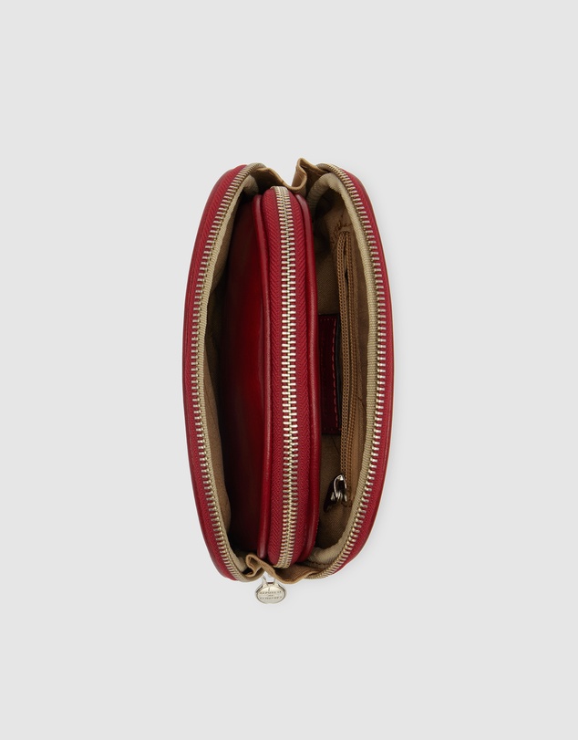 Republic of Florence - Duo Red Leather Pouch Set