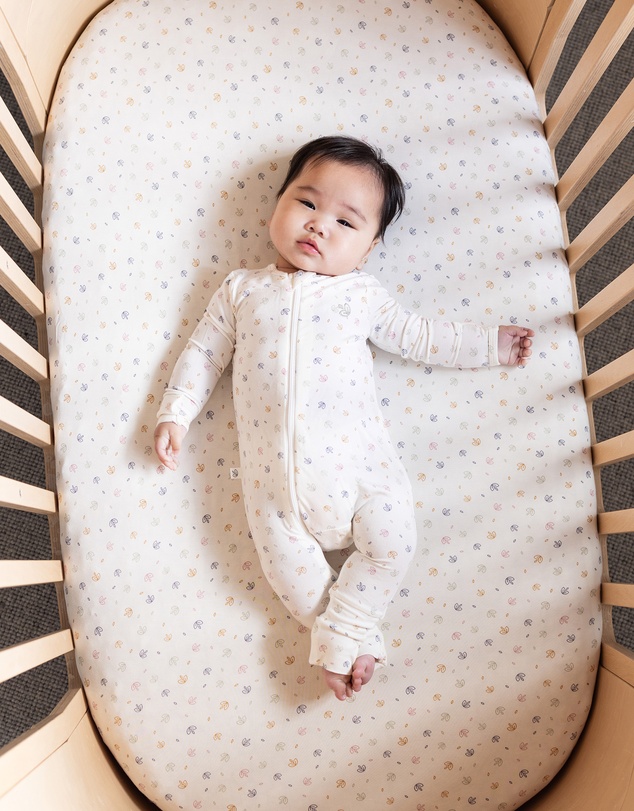 Grow Kindly - Warm Zippee Baby Romper in Rainbow Dreaming (0.5 TOG)
