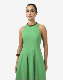 Forcast - Tory Linen Blend Panel Dress