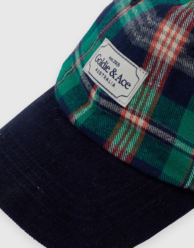 Goldie + Ace - Tate Check Cap - Babies-Kids