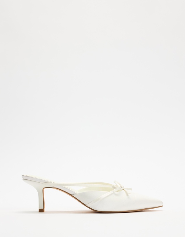 Atmos&Here - Talara Satin Bow Heels