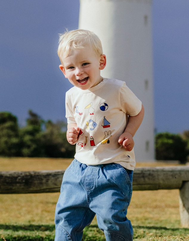 Kynd Baby - Miffy Tee in Snow White