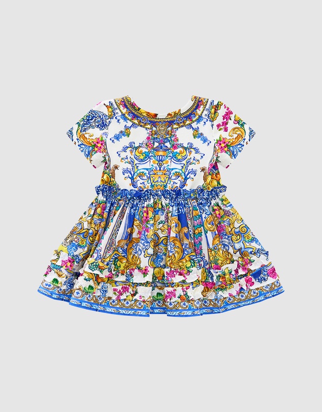 Camilla - Tee Dress With Double Frill Tutu Skirt - Babies