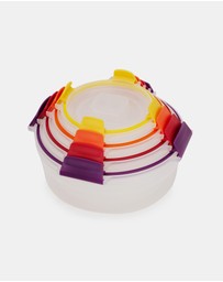 Joseph Joseph - Nest™ Lock 4-piece Round Multi-size Storage Container Set (Multicolour)