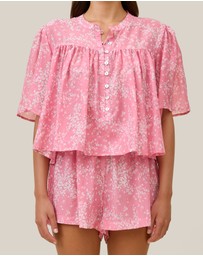 Papinelle - Cheri Blossom Gathered Top