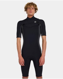 Billabong - Mens 2/2mm Absolute Natural Chest Zip GBS Spring Suit