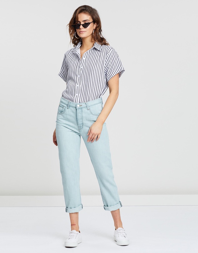 White By FTL - Houston Mum Jeans
