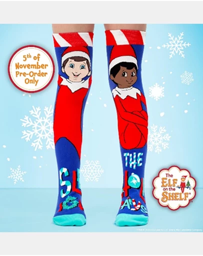 MADMIA - ELF ON THE SHELF SLEIGH SOCKS