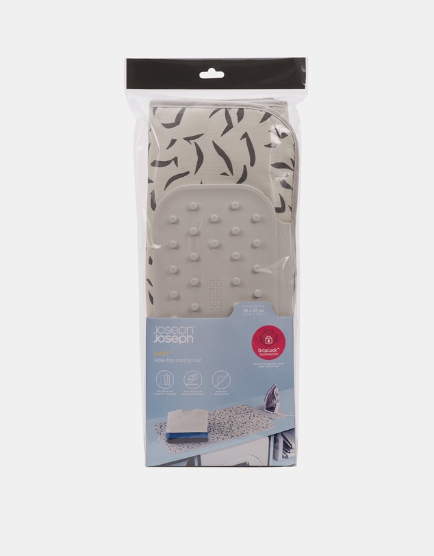 Joseph Joseph - Swift™ Folding Ironing Mat with Silicone Iron Rest (90 x 47 cm) - Ecru
