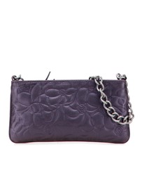 Pre-Loved by Azura Reborn - Pre-Loved chanel Embossed Floral Design Bag with Chain Strap Accessory