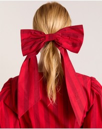 Damson Madder - Oversized Bow Clip