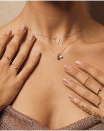 Luna Rae - Solid Gold - Eclipse Diamond Necklace