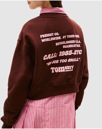 Tommy Jeans - Relax Crop TJ Bubble Crew Sweat