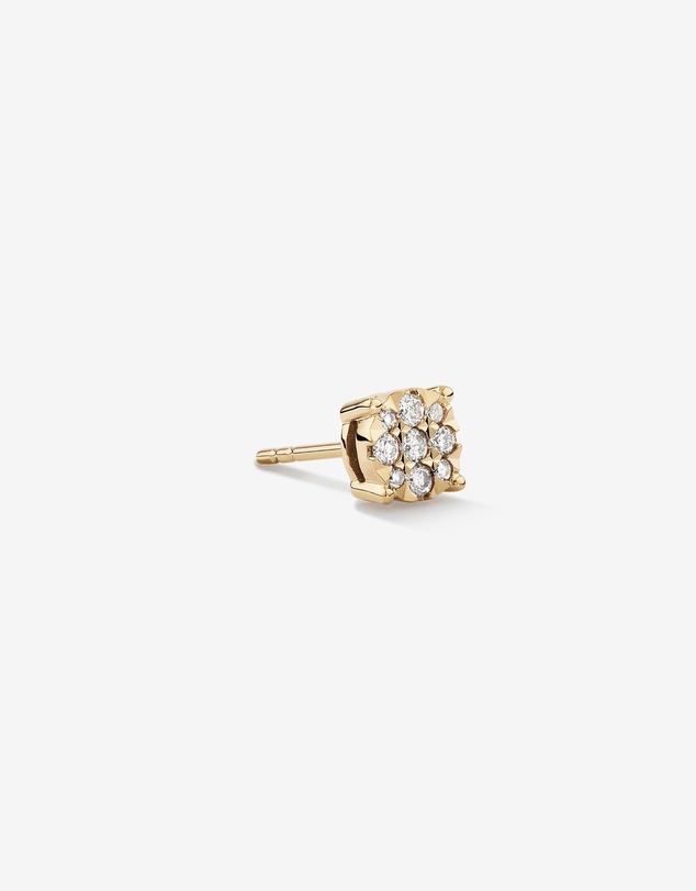 Michael Hill - Men’s Stud Earring with 0.12 Carat TW of Diamonds in 10kt Yellow Gold