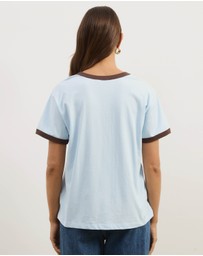 Atmos&Here - Short Sleeve Ringer T-Shirt