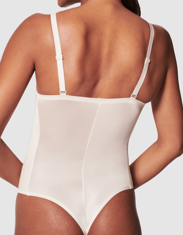 Spanx - Shaping Satin-Thong Bodysuit