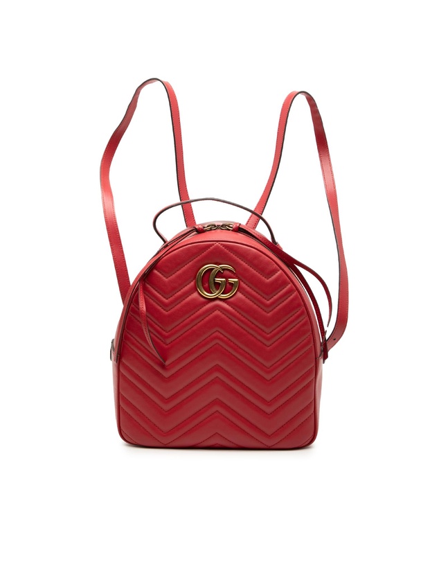 Pre-Loved by Azura Reborn - Pre-Loved Small GG Marmont Matelasse Leather Backpack