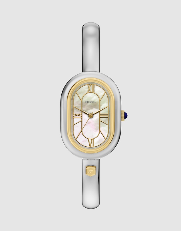 Fossil - Sloan Silver Tone Analogue Watch