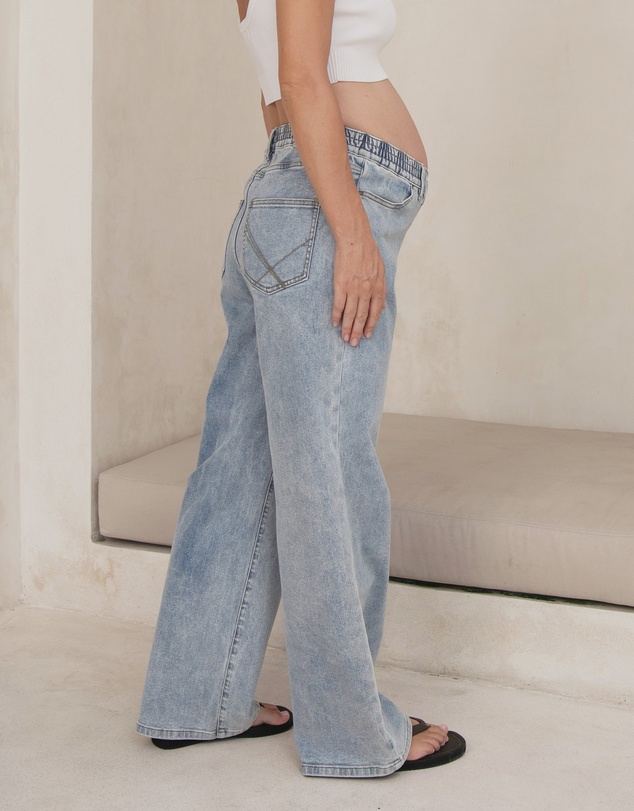 Soon Maternity - Relaxed Wide Leg Jeans