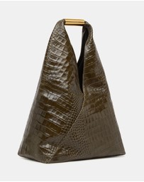 MM6 Maison Margiela - Medium Japanese Crocodile Print Bag