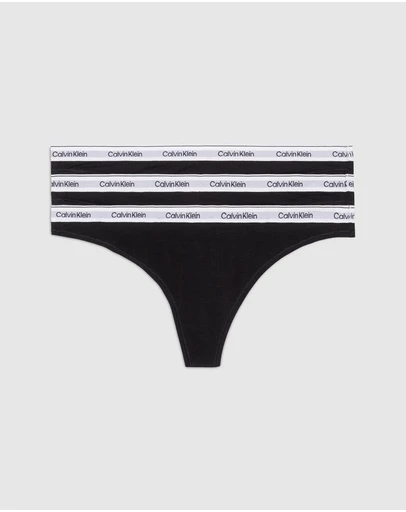 Calvin Klein - 3-Pack Icon Logo Thong