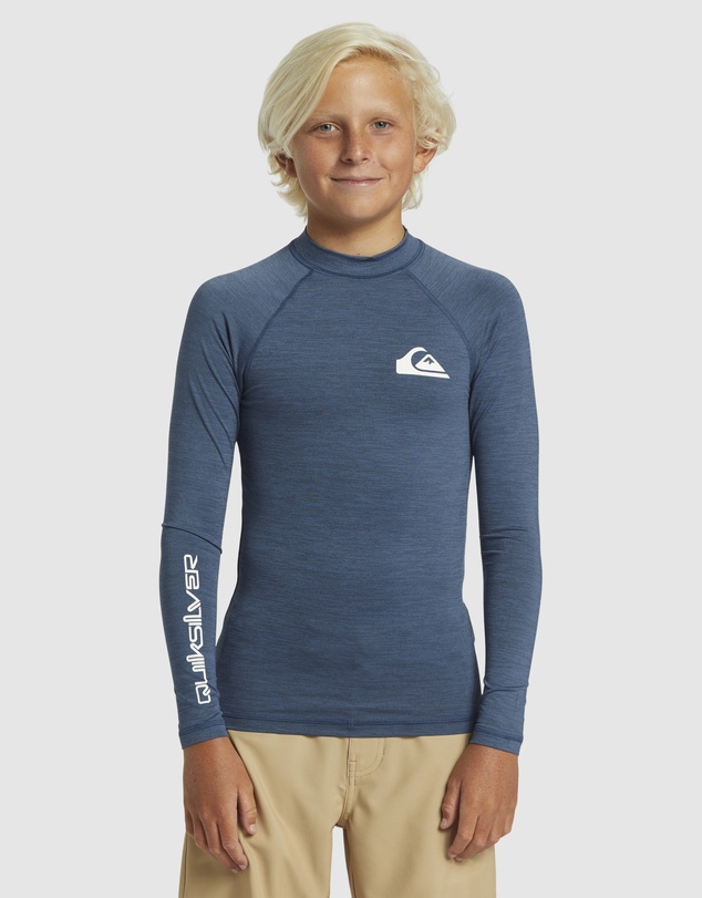Quiksilver - Boys 4 to 16 Everyday Solid Long Sleeves UPF 50 Surf T-shirt