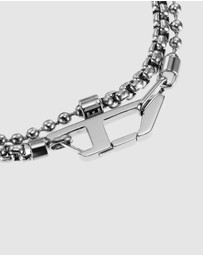 Diesel - Steel Silver Tone Bracelet