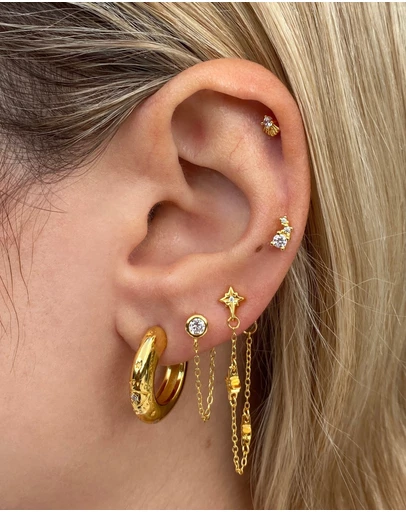 Izoa - Nevaeh Hoop Earrings