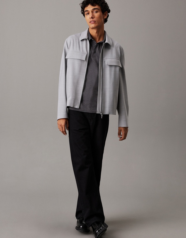 Calvin Klein - Slim Melange Polo Shirt
