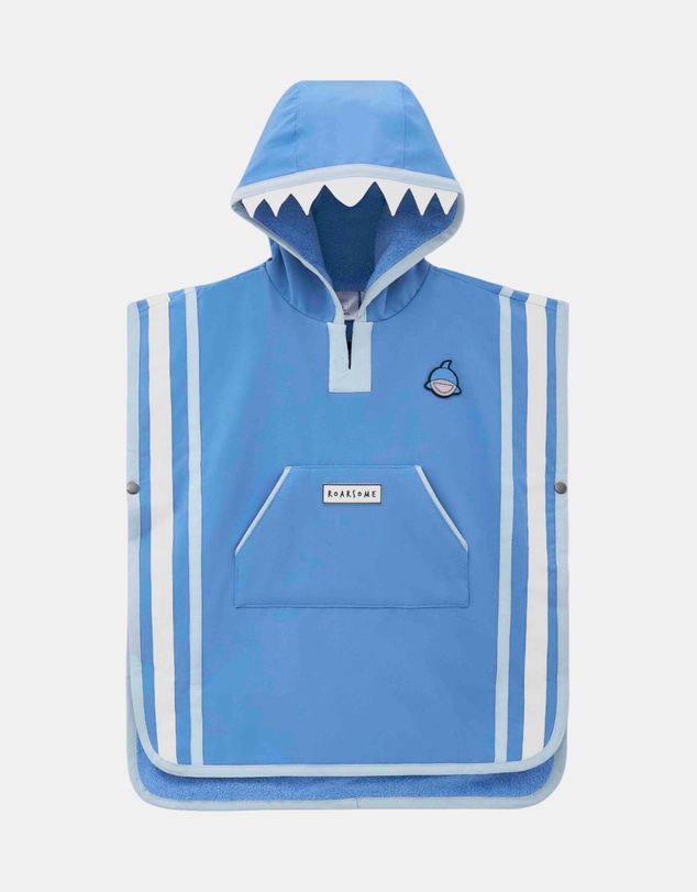 Roarsome - Reef the Shark - Kids Poncho Towel