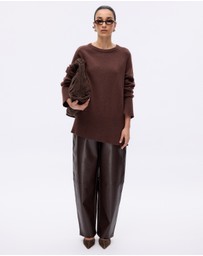 Minima Esenciales - Emi Oversized Wool Cashmere Blend Knit