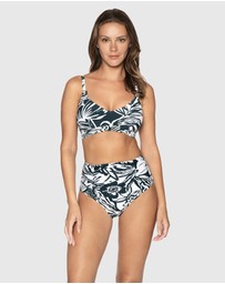 Nip Tuck Swim - Green Nostaligic Summer Bette Swim Pant