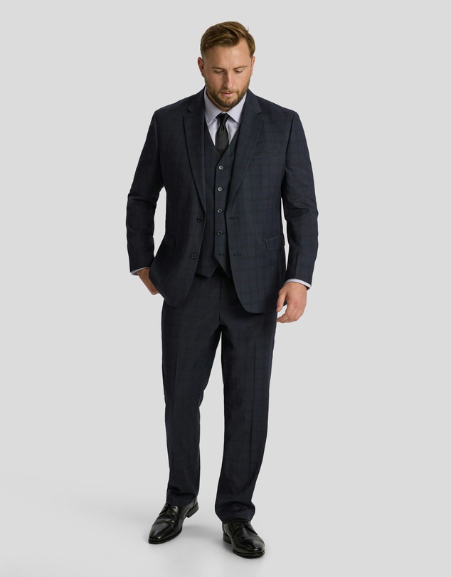 Johnny Bigg - Henry Check Stretch Waistcoat