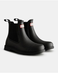 Hunter - Men's Chelsea Commando Boot Black