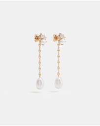 By Charlotte - Love in Stillness Pearl Drop Earrings