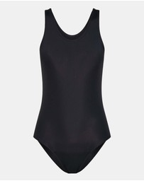 Modibodi - Teen Swimwear Period Racerback One Piece Light Absorbency Black