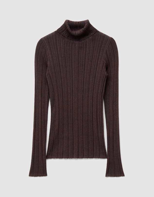 & Other Stories - Rib-Knit Lurex Turtleneck