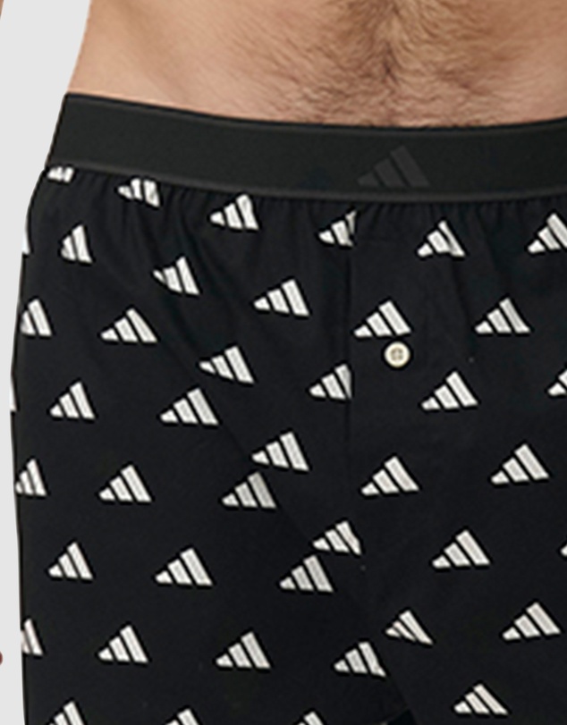 adidas Sportswear - 2 Pack Active Woven Cotton Boxer Underwear