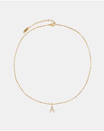 Petit Moments - Pearl Initial Pendant Necklace