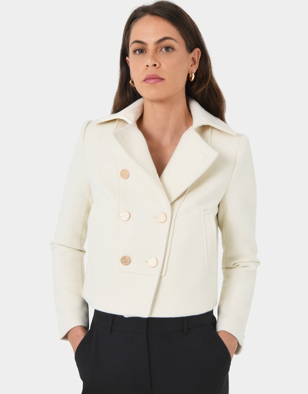 Forcast - Scout Cropped Wool Coat