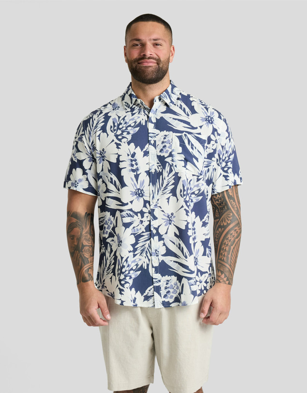 Johnny Bigg - Cornflower Print Shirt