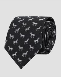Abelard - Formal Horses Jacquard Tie