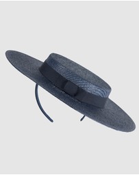 Max Alexander - Navy Boater Hat