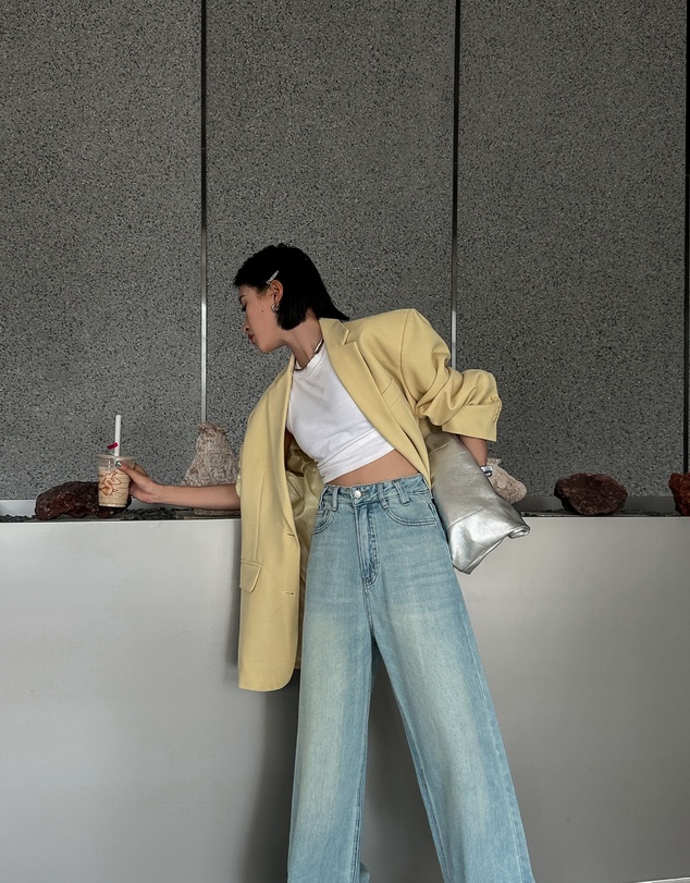 Glamorous - High-waisted, wide-brimmed wide-leg jeans