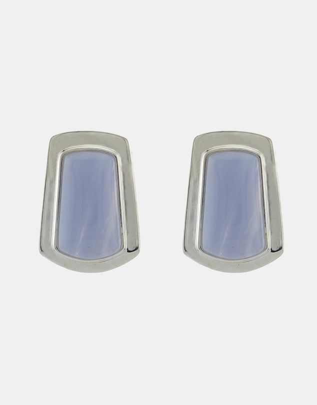 Sonne Jewellery - Aria Blue Lace Agate Earrings