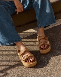 Siren - Aphrodite Woven Flatforms